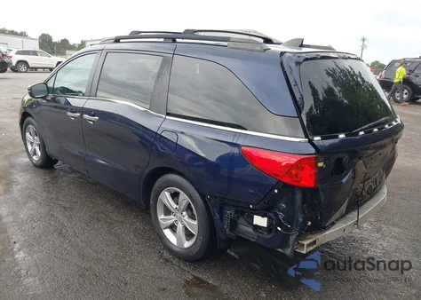 2019 Honda Odyssey Ex-L z USA, uszkodzony, nr VIN 5FNRL6H70KB002077
